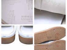 画像をギャラリービューアに読み込む, Maison Margiela メゾン マルジェラ スニーカー 17SS REPLICA ジャーマントレーナー ミュール ホワイト レザー 靴 中古 40583