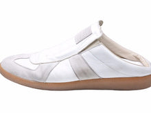 画像をギャラリービューアに読み込む, Maison Margiela メゾン マルジェラ スニーカー 17SS REPLICA ジャーマントレーナー ミュール ホワイト レザー 靴 中古 40583