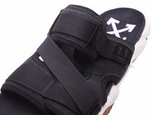 画像をギャラリービューアに読み込む, OFF-WHITE オフホワイト フラット サンダル ODDSY MINI MMAL SLIDE ブラック シューズ 靴 サイズ44 40587