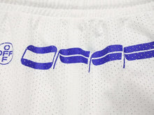 画像をギャラリービューアに読み込む, Off-White オフホワイト メッシュ ハーフパンツ ヴァージル アブロー ホワイト ブルー ポリエステル メンズ サイズXL 美品 40614