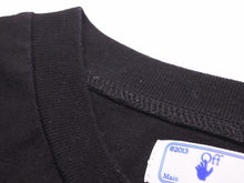 画像をギャラリービューアに読み込む, OFF-WHITE オフホワイト 刺繍 ロゴＴシャツ 20AW 半袖シャツ トップス ブラック OMAA027E20JER001 サイズXL 美品 40649