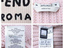 画像をギャラリービューアに読み込む, 2020年 FENDI フェンディ ニット トップス ロゴ サイズ38 FZX624AEPZ ピンク トップス セーター 40795