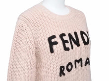 画像をギャラリービューアに読み込む, 2020年 FENDI フェンディ ニット トップス ロゴ サイズ38 FZX624AEPZ ピンク トップス セーター 40795