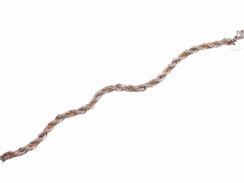 Tiffany ティファニー ツイスト ブレスレット シルバー ゴールド ヴィンテージ 中古 40908 正規品