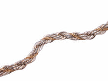 画像をギャラリービューアに読み込む, Tiffany ティファニー ツイスト ブレスレット シルバー ゴールド ヴィンテージ 中古 40908 正規品