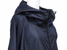 画像をギャラリービューアに読み込む, OFF-WHITE オフホワイト ロゴプリントフーデッドナイロンジャケット ネイビー OMEB009E18A23003 サイズL 40914