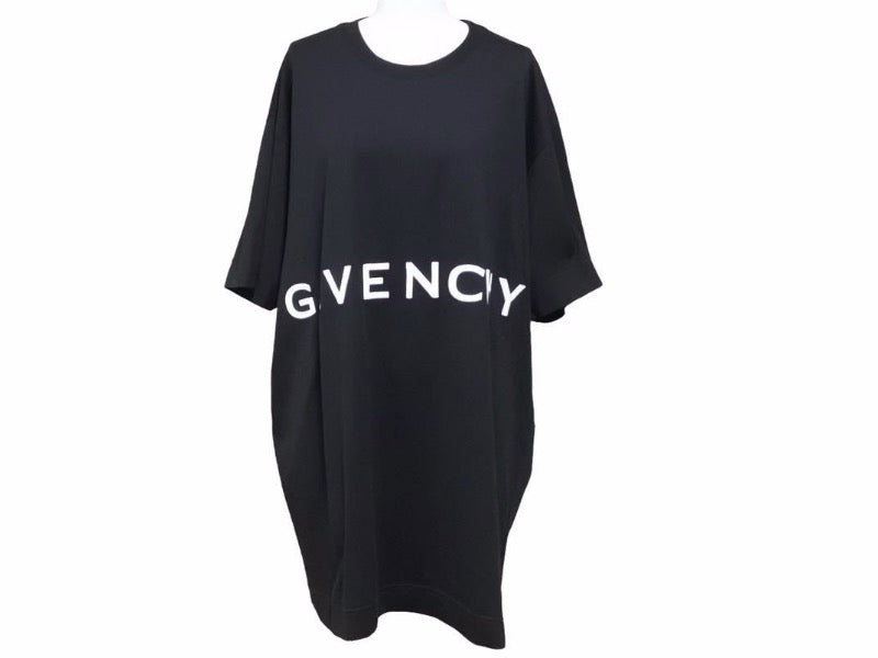 Givenchy ジバンシー 21AW 立体ロゴ刺繍 オーバーサイズ Tシャツ トップス BM71543Y6B サイズXL 美品 40977
