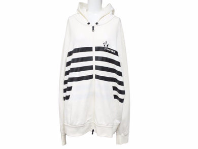 MONCLER モンクレール ダブルジップ ライン パーカー トップス フーディ― F10918G71110 8098U サイズXXXL 美品 40982