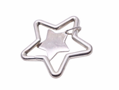 美品 TIFFANY&Co. ティファニー スター キーリング キーホルダー シルバー925 星 アクセサリー 小物 41039