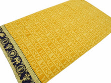画像をギャラリービューアに読み込む, 美品 VERSACE ヴェルサーチ BAROQUE バロック バスタオル ZTO101601-ZCOSP052 ブランケット イエロー 41139
