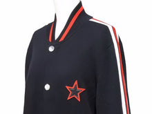 画像をギャラリービューアに読み込む, GIVENCHY ジバンシィ ブルゾン ボンバージャケット スター BM000J4Y0B アウター コットン ブラック サイズS 美品 41171