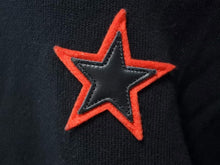 画像をギャラリービューアに読み込む, GIVENCHY ジバンシィ ブルゾン ボンバージャケット スター BM000J4Y0B アウター コットン ブラック サイズS 美品 41171