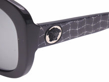 画像をギャラリービューアに読み込む, VERSACE ヴェルサーチ サングラス メガネ アイウェア メデューサ MOD4212 プラスチック スモーク ブラック 美品 中古 46226