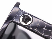 画像をギャラリービューアに読み込む, VERSACE ヴェルサーチ サングラス メガネ アイウェア メデューサ MOD4212 プラスチック スモーク ブラック 美品 中古 46226