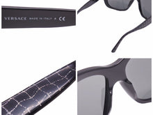 画像をギャラリービューアに読み込む, VERSACE ヴェルサーチ サングラス メガネ アイウェア メデューサ MOD4212 プラスチック スモーク ブラック 美品 中古 46226