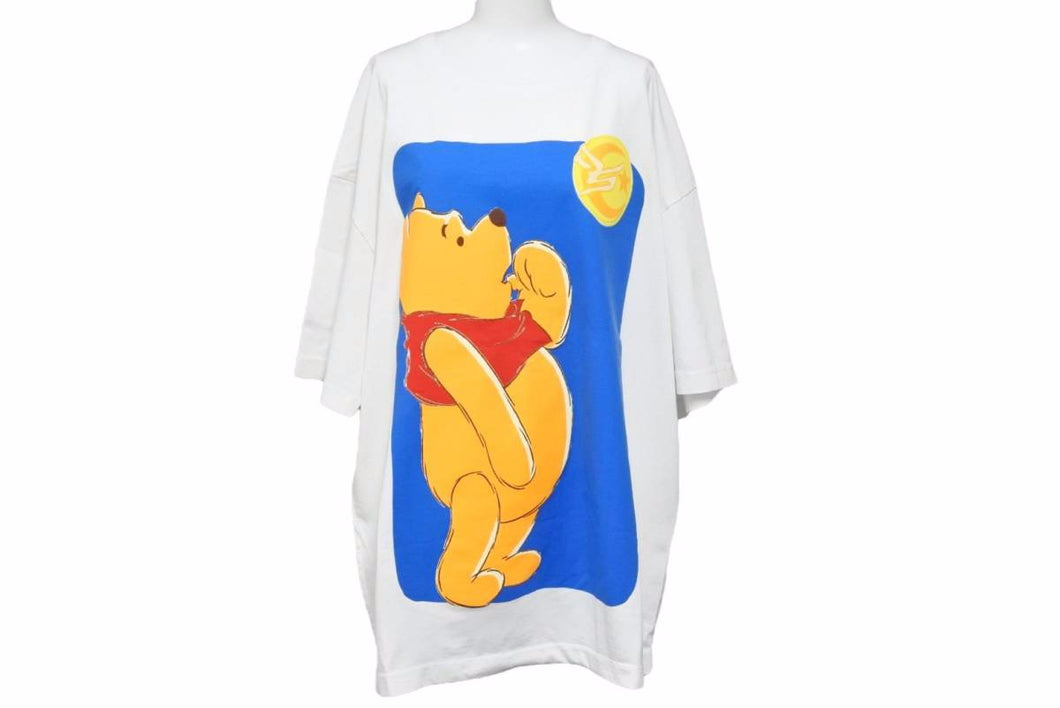 未使用 Sicko シッコ Winnie The Pooh 半袖Ｔシャツ BORN FROM PAIN SICKO BIGGS TEE コットン ホワイト 42011
