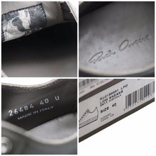 画像をギャラリービューアに読み込む, Rick Owens リック オウエンス LPO LOW SNEAKERS MILK 21SS RU21S6891 レザー ラモーンズ グレー サイズ EU40 良品 中古 42298