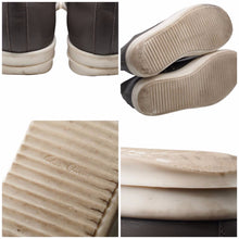 画像をギャラリービューアに読み込む, Rick Owens リック オウエンス LPO LOW SNEAKERS MILK 21SS RU21S6891 レザー ラモーンズ グレー サイズ EU40 良品 中古 42298