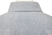 画像をギャラリービューアに読み込む, Martin Margiela マルタンマルジェラ 半袖シャツ トップス 袖切りっぱなし コットン ブルー 美品 中古 42669