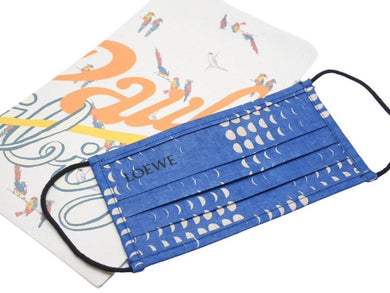 新品未使用 LOEWE ロエベ マスク ノベルティ 非売品 限定 パウラズイビザ 2021 ブルー ベージュ 43331