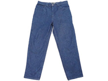 画像をギャラリービューアに読み込む, VERSACE ヴェルサーチ デニムパンツ ジーンズ ボトムス メデューサボタン デニム ネイビー 美品 中古 43431