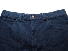 画像をギャラリービューアに読み込む, VERSACE ヴェルサーチ デニムパンツ ジーンズ ボトムス メデューサボタン デニム ネイビー 美品 中古 43431