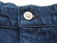 画像をギャラリービューアに読み込む, VERSACE ヴェルサーチ デニムパンツ ジーンズ ボトムス メデューサボタン デニム ネイビー 美品 中古 43431