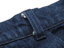 画像をギャラリービューアに読み込む, VERSACE ヴェルサーチ デニムパンツ ジーンズ ボトムス メデューサボタン デニム ネイビー 美品 中古 43431