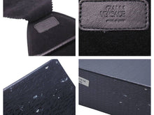 画像をギャラリービューアに読み込む, Gianni Versace ジャンニ ヴェルサーチ ジュエリーボックス メデューサ レザー ブラック ゴールド 美品 中古 43789