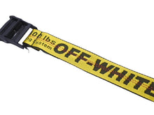 画像をギャラリービューアに読み込む, Off White オフホワイト INDUSTRIAL BELT インダストリアルベルト ブランドロゴ イエロー サイズO/S 良品 中古 43804