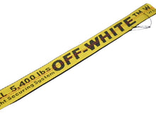 画像をギャラリービューアに読み込む, Off White オフホワイト INDUSTRIAL BELT インダストリアルベルト ブランドロゴ イエロー サイズO/S 良品 中古 43804