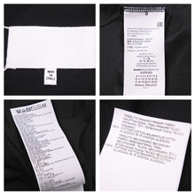 画像をギャラリービューアに読み込む, MAISON MARGIELA メゾンマルジェラ ロゴペイント 半袖Ｔシャツ ブラック ホワイト S29GC0282 S22816 サイズS 美品 中古 43815