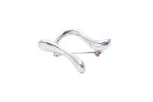 画像をギャラリービューアに読み込む, Tiffany &amp; Co ティファニー イニシャルブローチ N アクセサリー ブランドジュエリー 6.3g シルバー925 美品 中古 43849