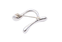 画像をギャラリービューアに読み込む, Tiffany &amp; Co ティファニー イニシャルブローチ N アクセサリー ブランドジュエリー 6.3g シルバー925 美品 中古 43849