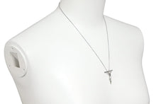 画像をギャラリービューアに読み込む, TIFFANY&amp;Co ティファニー クロスフィックス ロザリオ 十字架 ネックレス ヴィンテージ 2.9g シルバー925 良品 中古 43857