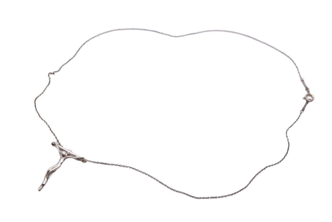 TIFFANY&Co ティファニー クロスフィックス ロザリオ 十字架 ネックレス ヴィンテージ 2.9g シルバー925 良品 中古 43857