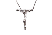 画像をギャラリービューアに読み込む, TIFFANY&amp;Co ティファニー クロスフィックス ロザリオ 十字架 ネックレス ヴィンテージ 2.9g シルバー925 良品 中古 43857