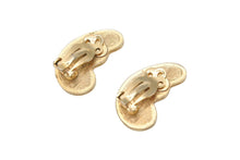 画像をギャラリービューアに読み込む, GIVENCHY ジバンシィ イヤリング ヴィンテージ アクセサリー 小物 そら豆形 GP ゴールド 美品 中古 44170