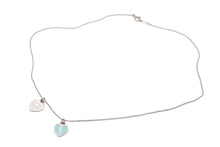 画像をギャラリービューアに読み込む, Tiffany ティファニー リターントゥ ティファニー ダブルハートタグ ネックレス 2.5g シルバー925 シルバー ブルー 美品 中古 44725