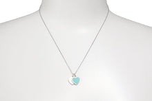 画像をギャラリービューアに読み込む, Tiffany ティファニー リターントゥ ティファニー ダブルハートタグ ネックレス 2.5g シルバー925 シルバー ブルー 美品 中古 44725