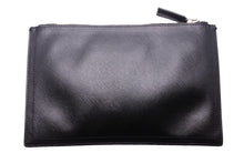 画像をギャラリービューアに読み込む, GIVENCHY ジバンシー マリアプリントクラッチ ミニポーチ バッグ TEO123 PVC ブラック シルバー金具 良品 中古 44744