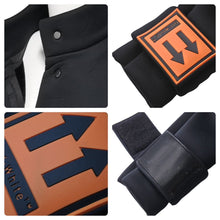 画像をギャラリービューアに読み込む, OFF-WHITE オフホワイト ジャケット OWEA156F18A37065 ブラック 黒 アウター ロゴ サイズ40 美品 中古 44796