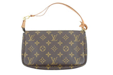 画像をギャラリービューアに読み込む, LouisVuitton ルイヴィトン モノグラムポシェット アクセソワール ポーチ M51980 コーティングキャンバス 美品 中古 45246