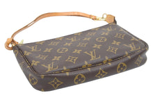 画像をギャラリービューアに読み込む, LouisVuitton ルイヴィトン モノグラムポシェット アクセソワール ポーチ M51980 コーティングキャンバス 美品 中古 45246