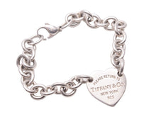 画像をギャラリービューアに読み込む, TIFFANY&amp;Co. ティファニー リターントゥ ハート タグ ブレスレット シルバー925 アクセサリー ジュエリー 美品 中古 45282
