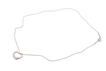 画像をギャラリービューアに読み込む, TIFFANY&amp;CO ティファニー オープンハート ネックレス アクセサリー ペンダント エルサペレッティ 3.0g シルバー925 美品 中古 45283