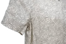 画像をギャラリービューアに読み込む, CHANEL シャネル 総柄シャツ ワンピース P12917V07194 99P ベージュ ブラック ラミー サイズ36 美品 中古 45299