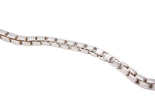 画像をギャラリービューアに読み込む, TIFFANY&amp;CO ティファニー ベネチアン ブレスレット アクセサリー スクエアリング レディース シルバー925 14.0g 美品 中古 45451