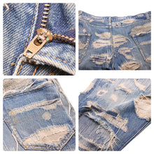 画像をギャラリービューアに読み込む, 超希少 UNDERCOVER アンダーカバー ヴィンテージ 名作 85デニム ジーンズ ボトム ブルー 05AW サイズ3 メンズ 中古 45835