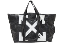 画像をギャラリービューアに読み込む, OFF-WHITE オフホワイト VIRGIL ABLOH ヴァージルアブロー ショッパートートバッグ NEW COMMERCIAL ブラック 美品 中古 45887
